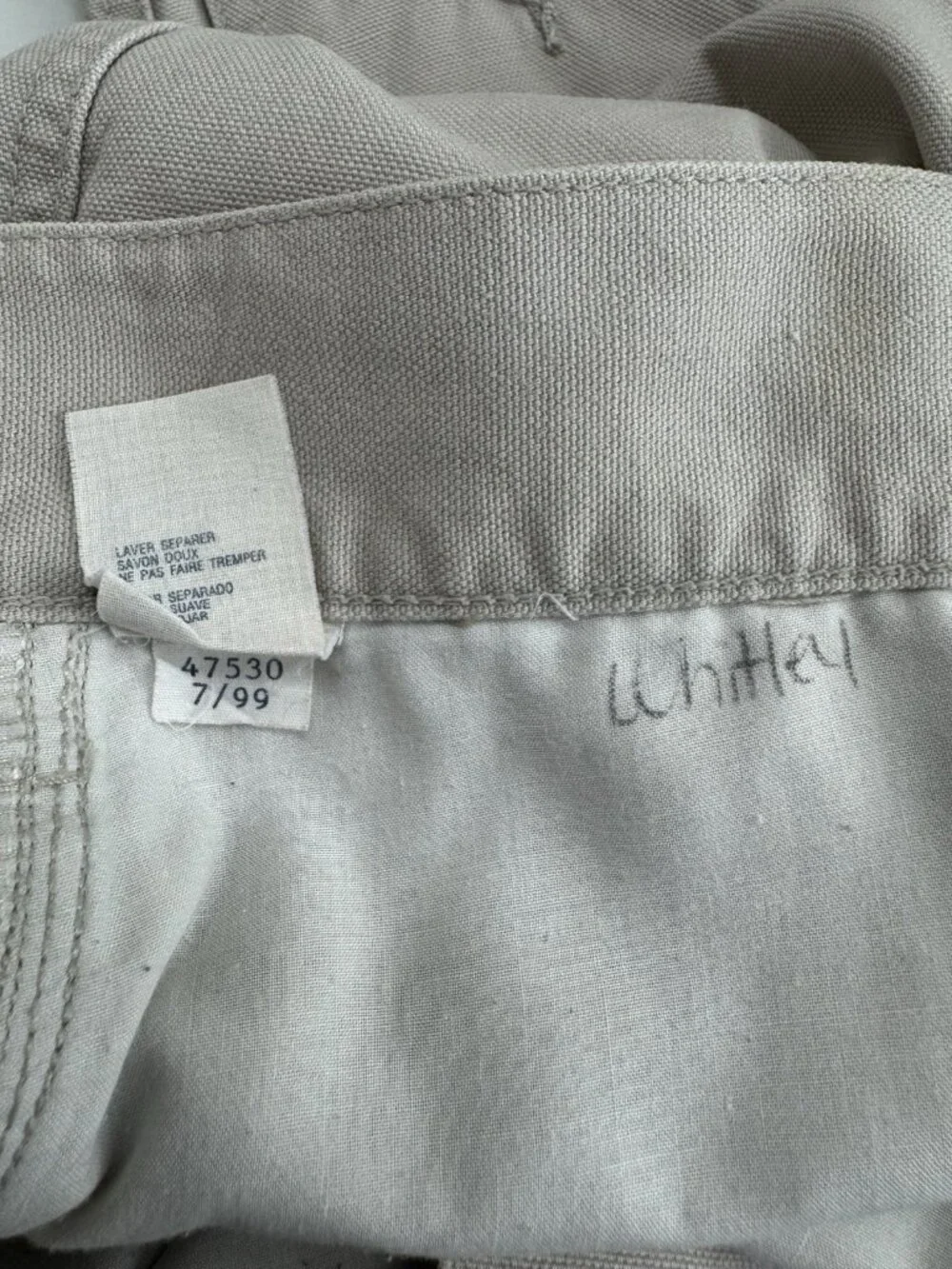 Vtg Tommy Hilfiger Mens 38 Carpenter Jeans Cargo Pants Y2K Baggy Canvas Utility